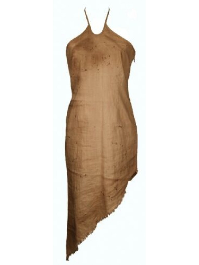 Abito donna con laccini vestito lungo in lino DOLCE E RIBELLE articolo 40137 Mad
