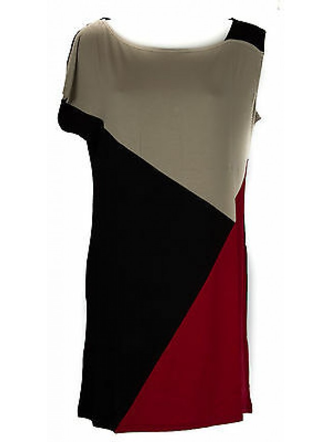 Abito vestito donna dress RAGNO articolo 70199J taglia 46 colore 640F COCCI