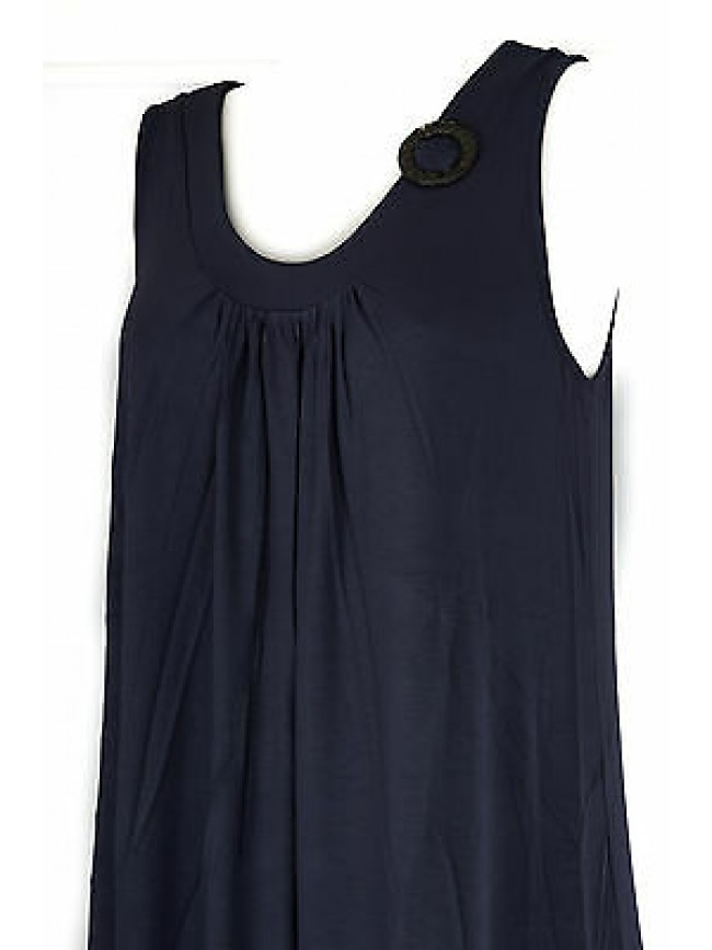 Abito vestito donna dress RAGNO articolo 70214P taglia 48 colore 637 BALTICO