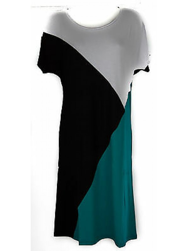 Abito vestito donna dress RAGNO articolo 70266N taglia 48 colore 648F VERDE