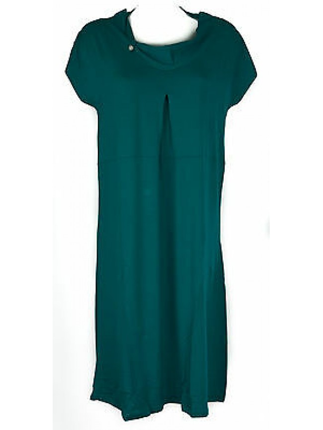 Abito vestito donna dress RAGNO articolo 70272N taglia 48 colore 648 VERDE ACQUA