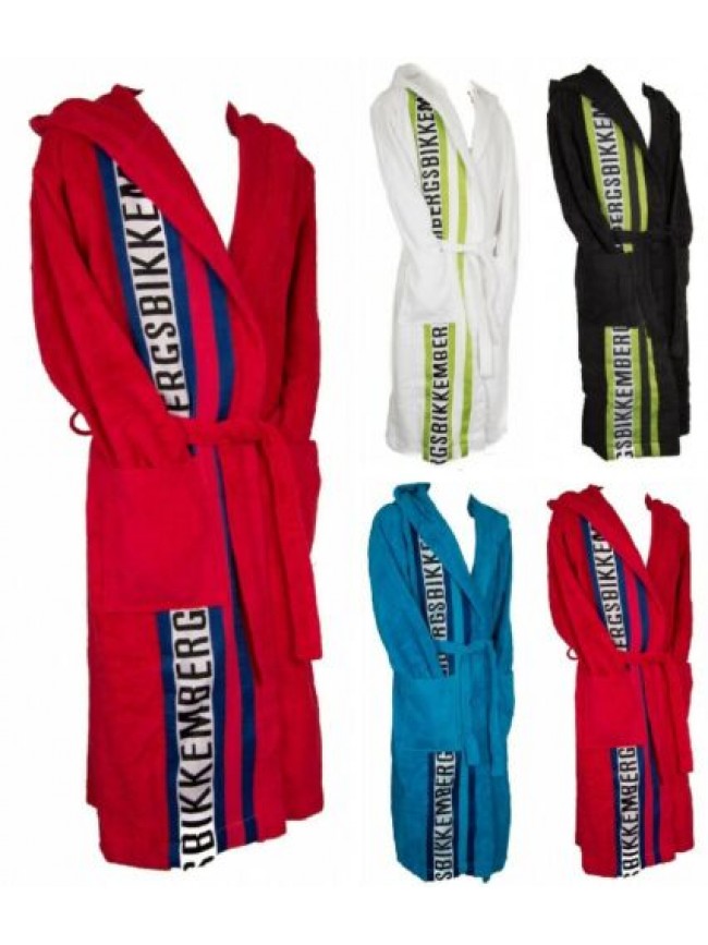 Accappatoio spugna con cappuccio BIKKEMBERGS articolo B6A8004