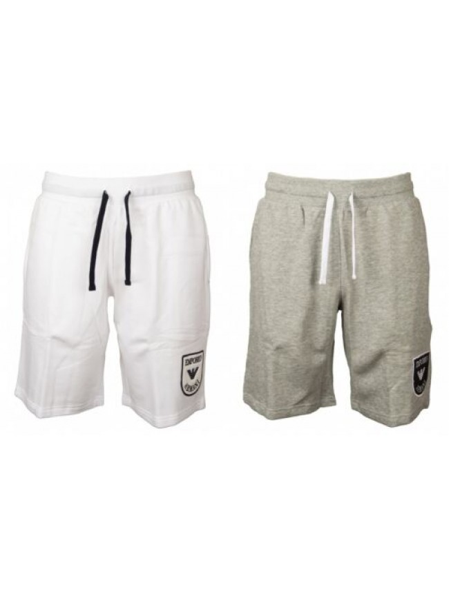 Bermuda uomo EMPORIO ARMANI pantalone corto cotone shorts con tasche e coulisse 