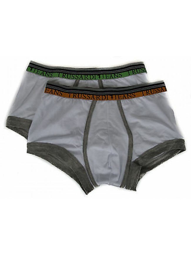 Bipack 2 boxer uomo trunk TRUSSARDI JEANS a. TR032Z taglia XXL col. 010B BIANCO