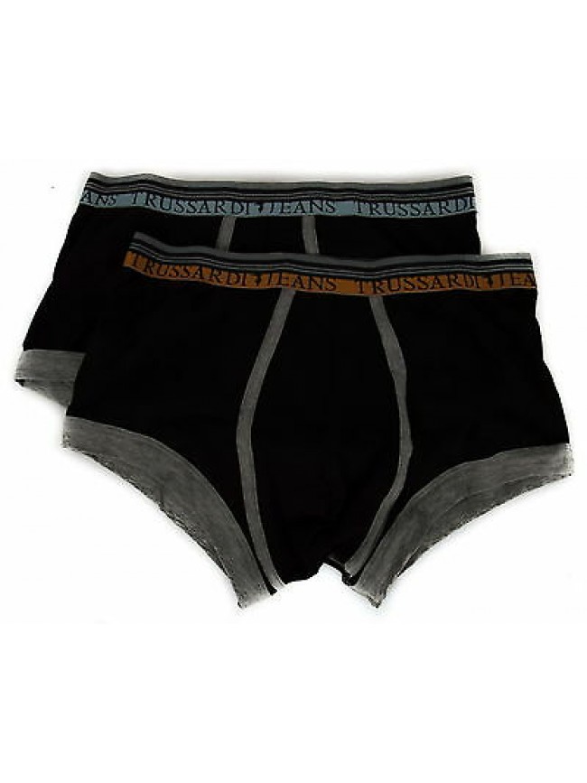 Bipack 2 boxer uomo trunk TRUSSARDI JEANS a. TR032Z taglia XXL col. 020B NERO