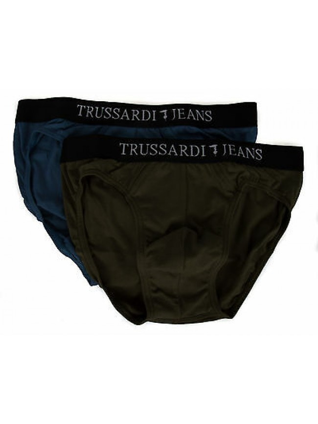 Bipack 2 slip uomo TRUSSARDI JEANS articolo TR000R taglia XXL colore 900B