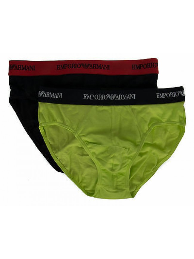 Bipack 2 slip uomo brief EMPORIO ARMANI 111321 6P717 taglia XL col. 30635 MAR GI