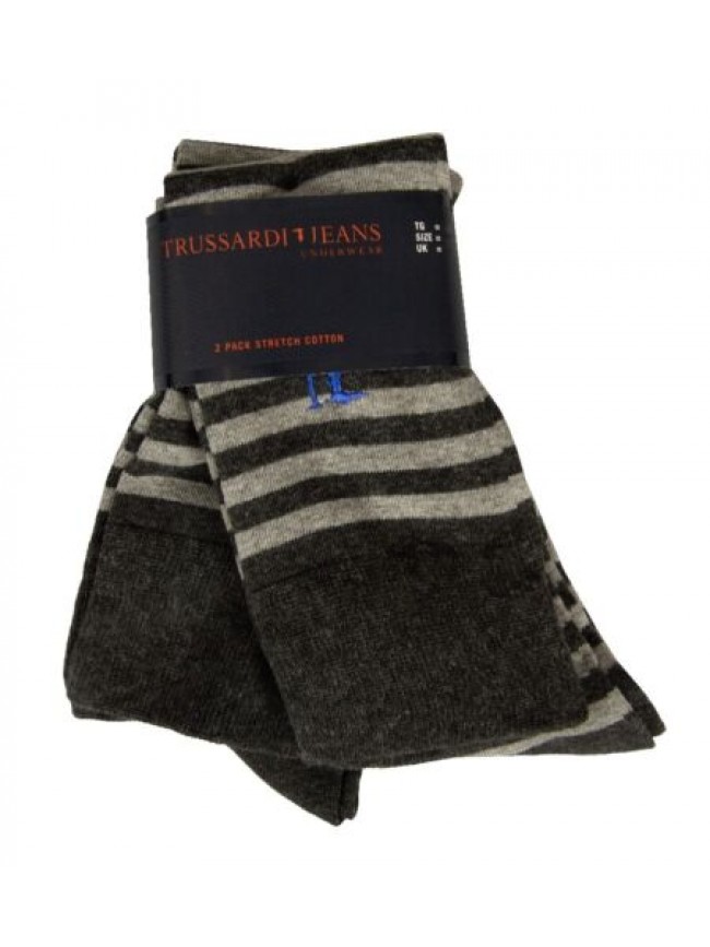 Bipack calza sottoginocchio confezione 2 calze uomo calzini stretch cotton TRUSS