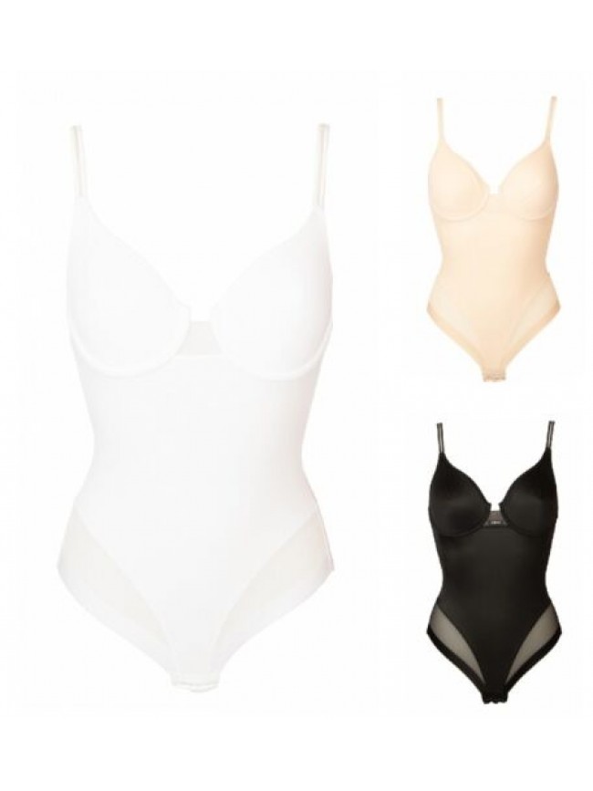 Body donna Lovable con coppa foderata e ferretto elasticizzato senza cucitura su