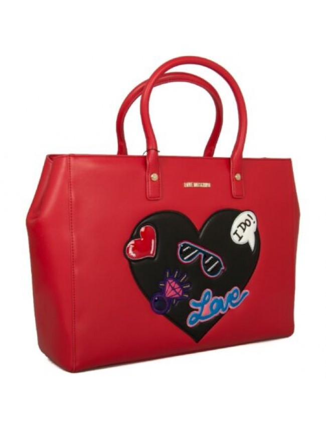 Borsa donna a mano o a tracolla LOVE MOSCHINO articolo JC4107PP15LT NAPPA PU