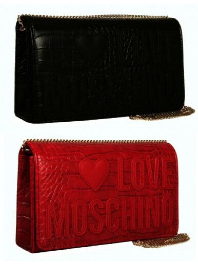Borsetta pochette donna mano o spalla tracolla LOVE MOSCHINO articolo JC4063PP1B