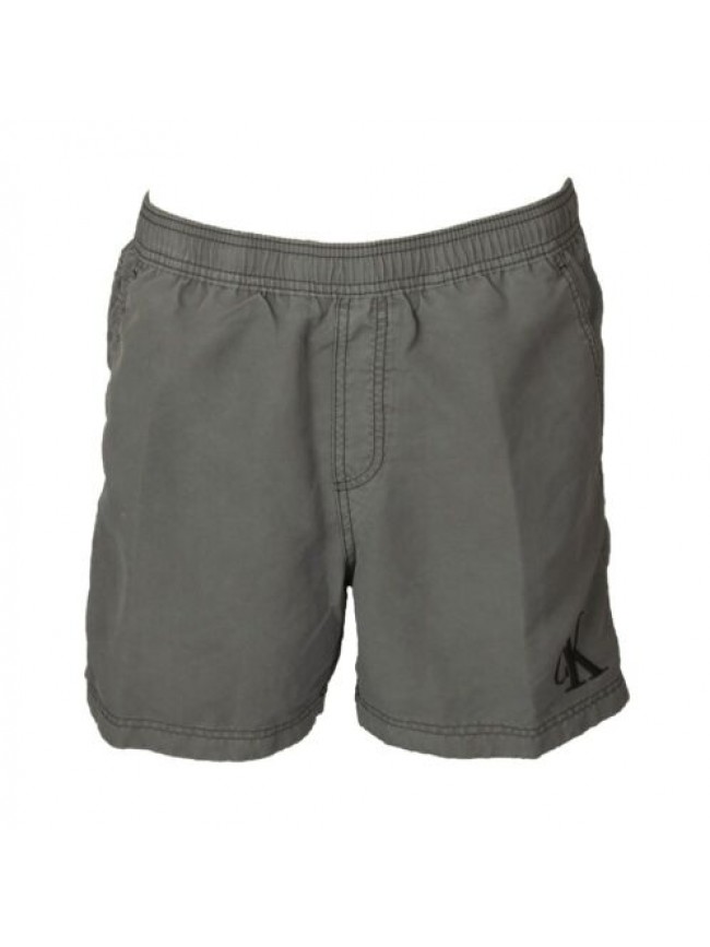 Boxer mare CK CALVIN KLEIN piscina uomo swimwear con logo ricamato tasche e coul
