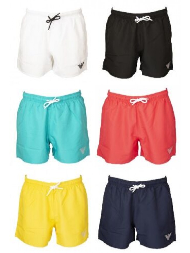 Boxer mare uomo EMPORIO ARMANI costume da bagno piscina pantaloncino con tasche 