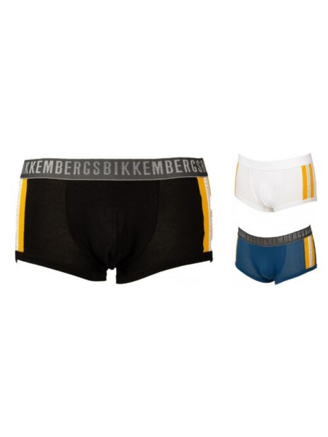 Boxer parigamba uomo BIKKEMBERGS elastico a vista underwear articolo VBKT04999 T