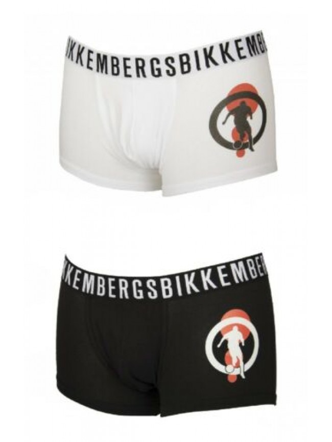 Boxer parigamba uomo underwear BIKKEMBERGS articolo VBKT04993 PUPINO 3 DOTS TRUN