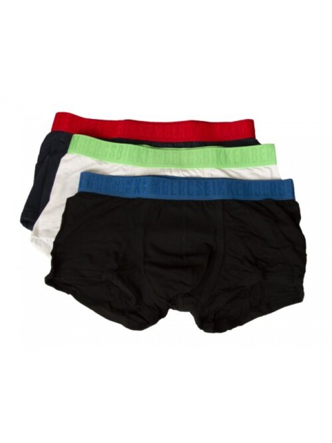 Boxer uomo BIKKEMBERGS confezione 3 pezzi elastico a vista parigamba articolo BK