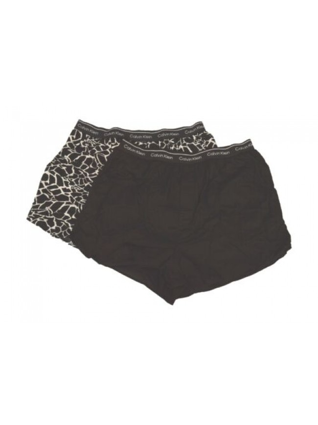Boxer uomo CALVIN KLEIN confezione 2 boxer in tessuto di stoffa puro cotone elas