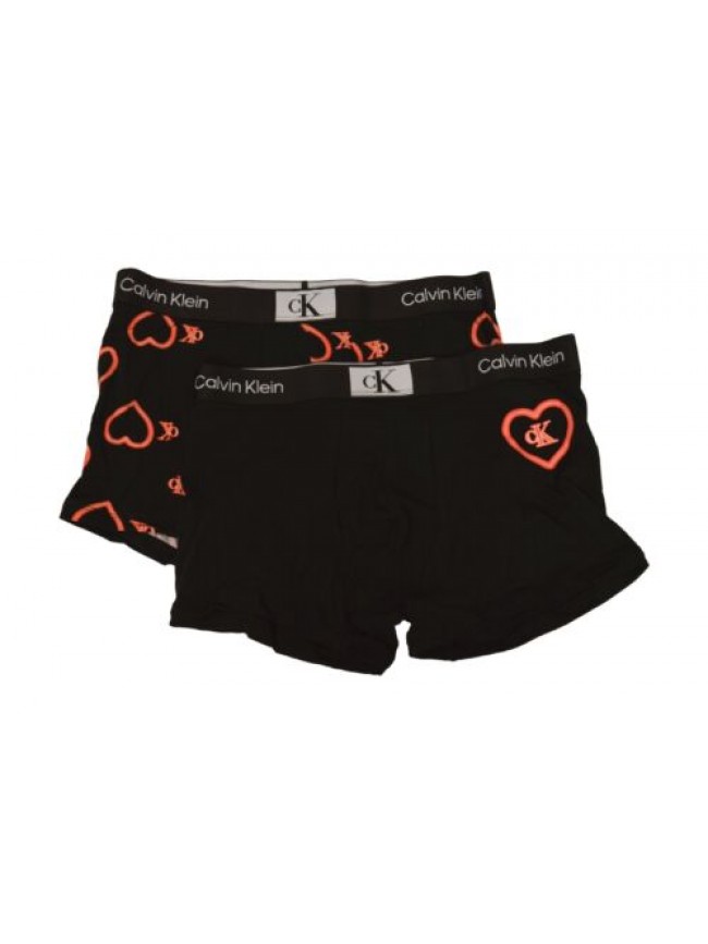 Boxer uomo CK CALVIN KLEIN confezione 2 boxer in cotone elasticizzato elastico a
