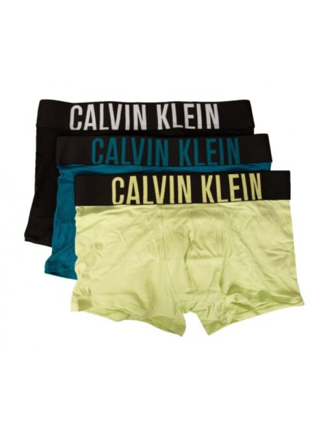 Boxer uomo CK CALVIN KLEIN confezione 3 boxer in cotone elasticizzato elastico a