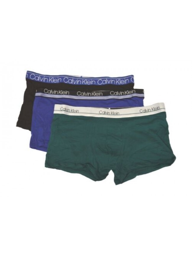 Boxer uomo CK CALVIN KLEIN confezione 3 boxer in cotone elasticizzato elastico a