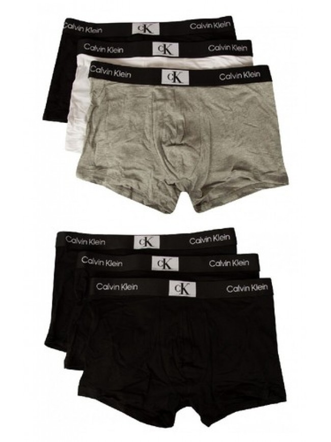 Boxer uomo CK CALVIN KLEIN mutande confezione 3 capi cotone elasticizzato elasti
