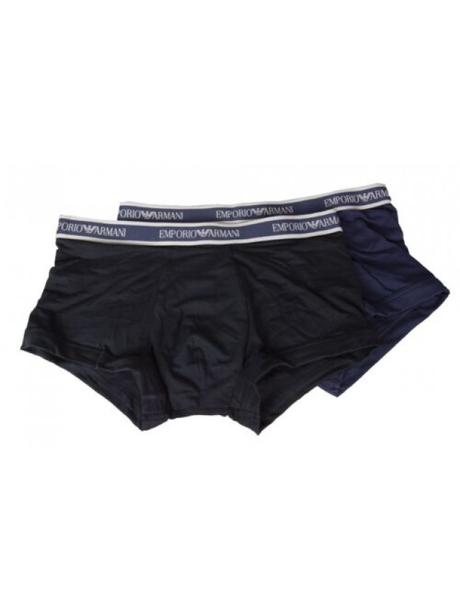 Boxer uomo EMPORIO ARMANI parigamba confezione 2pezzi bipack elastico a vista el