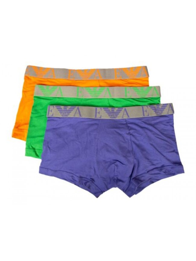 Boxer uomo EMPORIO ARMANI parigamba confezione 3 pezzi tripack elastico a vista 