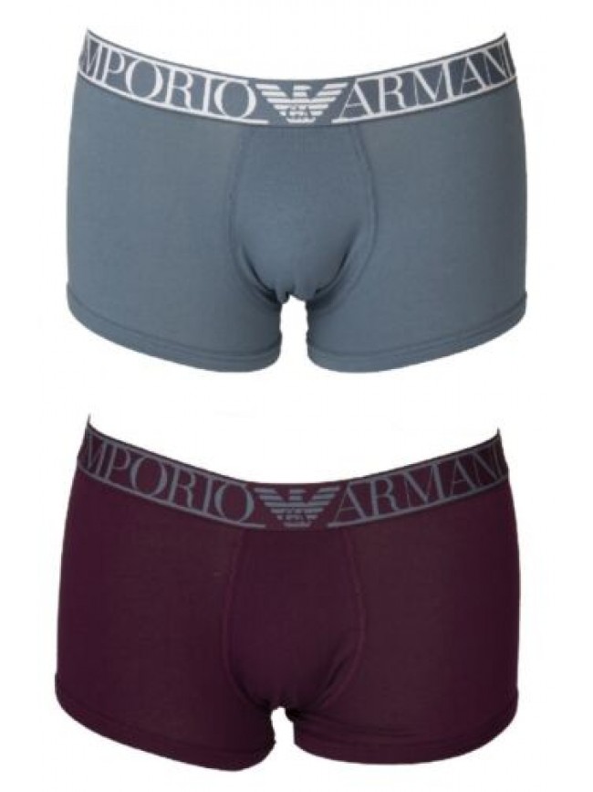Boxer uomo EMPORIO ARMANI parigamba elastico a vista cotone elasticizzato underw