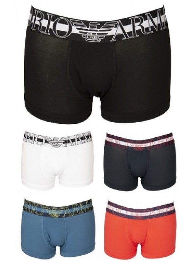 Boxer uomo EMPORIO ARMANI parigamba elastico a vista organic cotton elasticizzat