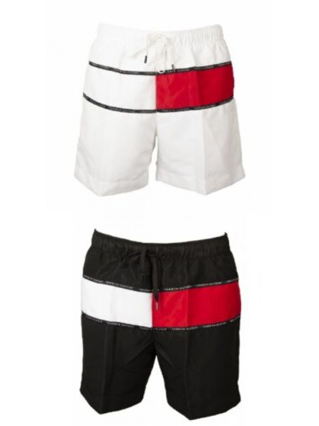 Boxer uomo mare TOMMY HILFIGER  piscina swimwear con elastico in vita e coulisse