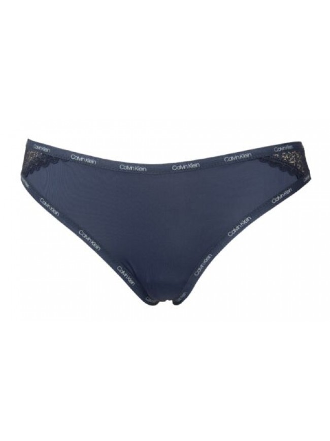 Brasiliana donna CK CALVIN KLEIN slip mutanda elastico a vista logato tessuto co