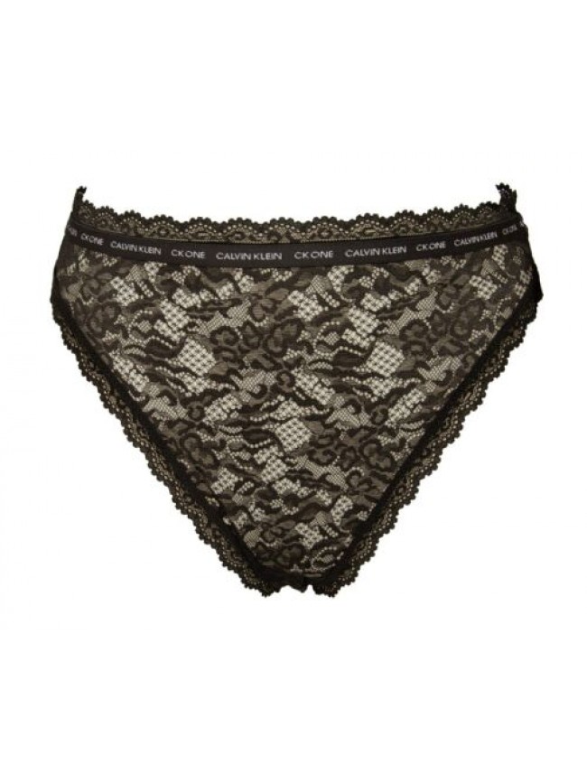 Brasiliano donna CK CALVIN KLEIN  slip mutanda in pizzo tassello in cotone elast