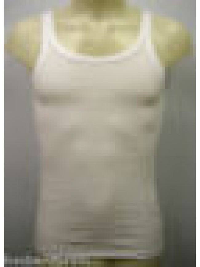 CAMICIOLA CANOTTIERA SPALLA STRETTA UOMO COTONE MAN RAGNO 005001 T.8-XXXL BIANCO