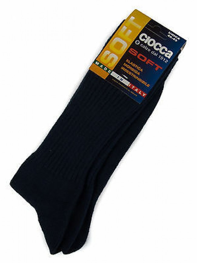 Calza calzino corto basso uomo sock CIOCCA art. 501/1 taglia 40-45 col. JEANS