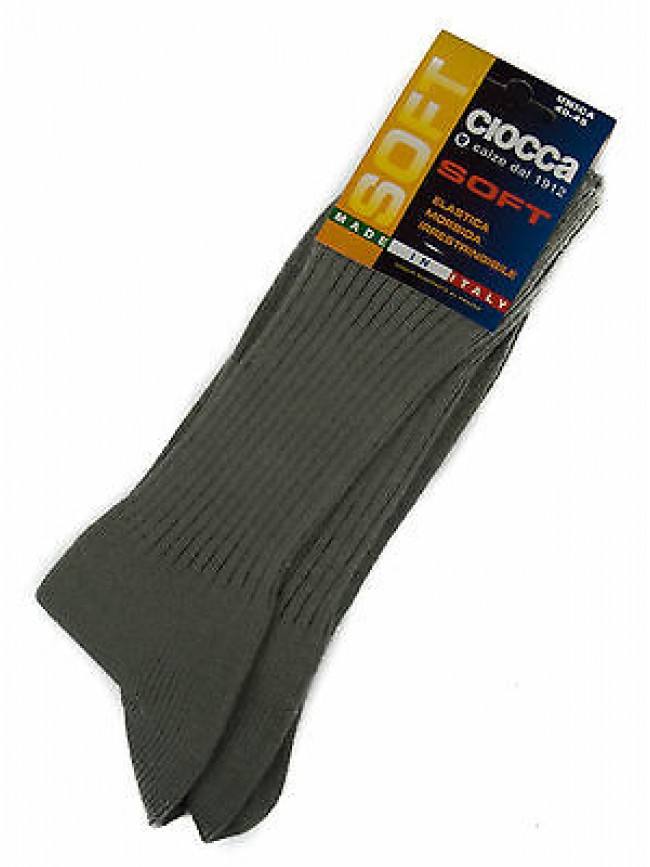 Calza calzino corto basso uomo sock CIOCCA art. 501/1 taglia 40-45 col. PERLA