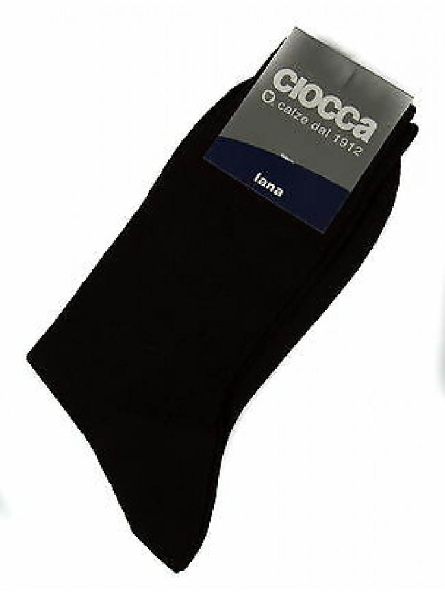 Calza corta bassa lana calzini uomo CIOCCA art. 888/1 taglia 40-41 col. MARRONE