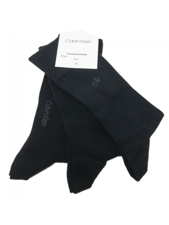 Calza uomo 3 paia di calzini trunk bassi in caldo cotone CK CALVIN KLEIN articol