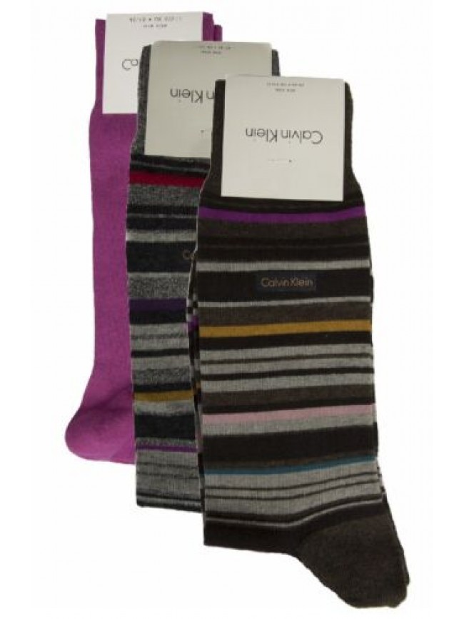 Calza uomo 3 paia di calzini trunk bassi in cotone CK CALVIN KLEIN articolo ECP2