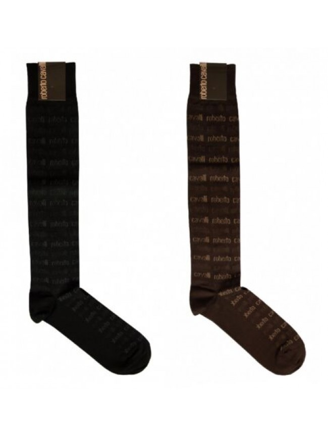 Calza uomo lunga sottoginocchio calzini alti cotone  ROBERTO CAVALLI articolo K1