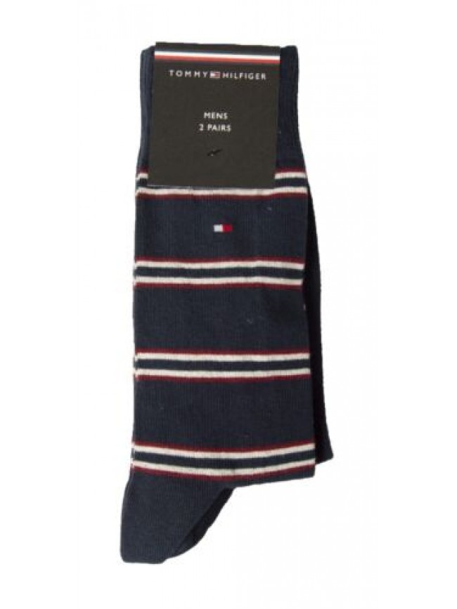 Calze uomo TH TOMMY HILFIGER 2 paia di calzini trunk bassi in cotone assortiti a