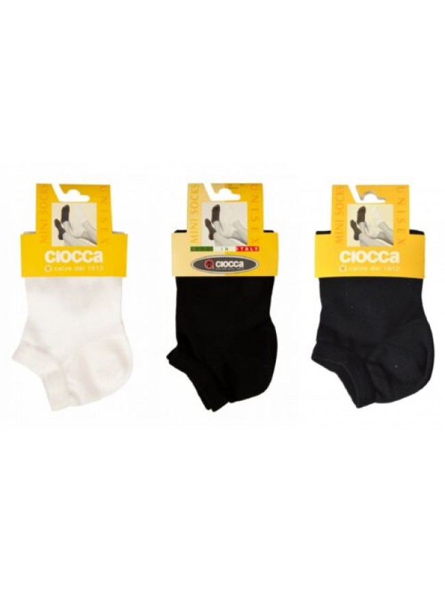 Calzino CIOCCA  mini socks fantasmino puro cotone unisex articolo 764