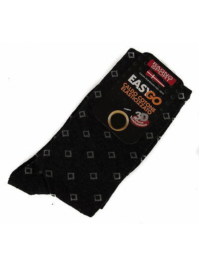 Calzino calza uomo sock RAGNO SPORT a. 09340S taglia III-43/46 col. 020MF ROMBI