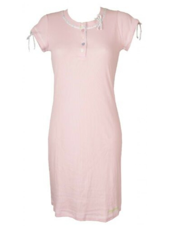 Camicia da notte donna manica corta collo serafino RAGNO articolo N70437