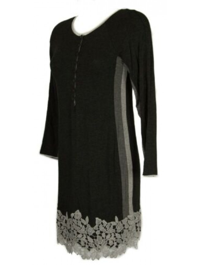 Camicia da notte donna manica lunga pizzo sleepwear GIANANTONIO A. PALADINI arti