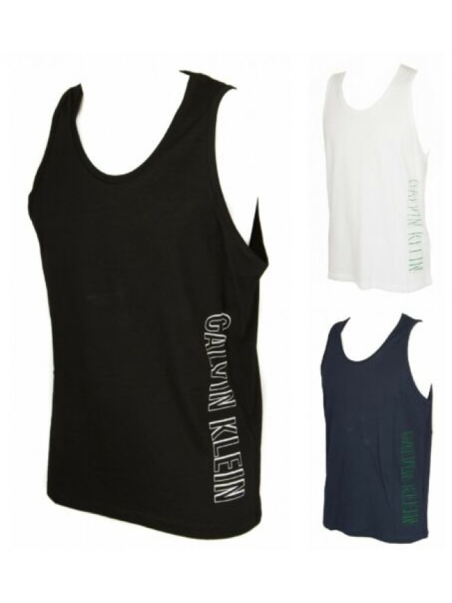 Canotta canottiera uomo CK CALVIN KLEIN articolo KM0KM00336 JERSEY TANK