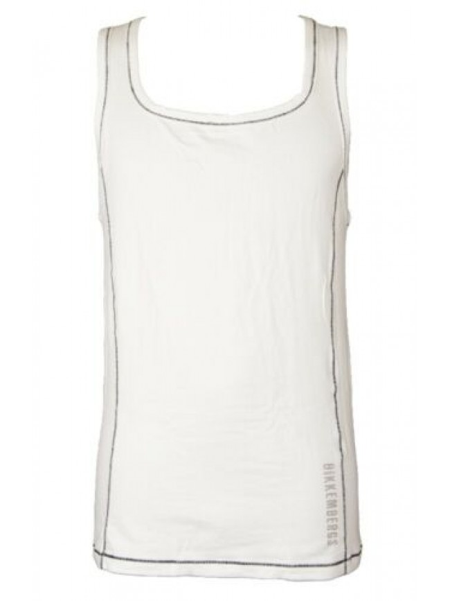 Canotta uomo BIKKEMBERGS canottiera cotone estasticizzato articolo P645 T10 TANK