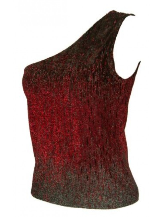 Canottiera canotta monospalla donna elegante lurex tank top NAORY articolo 1.46.