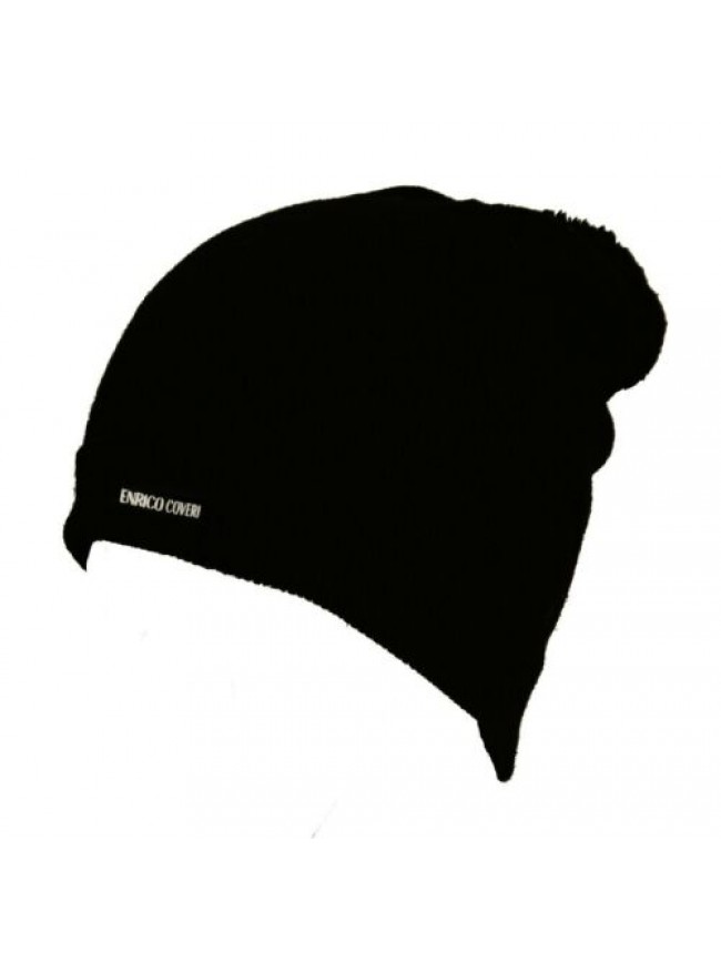 Cappello berretto con pon pon ENRICO COVERI articolo CACO031 Made in Italy