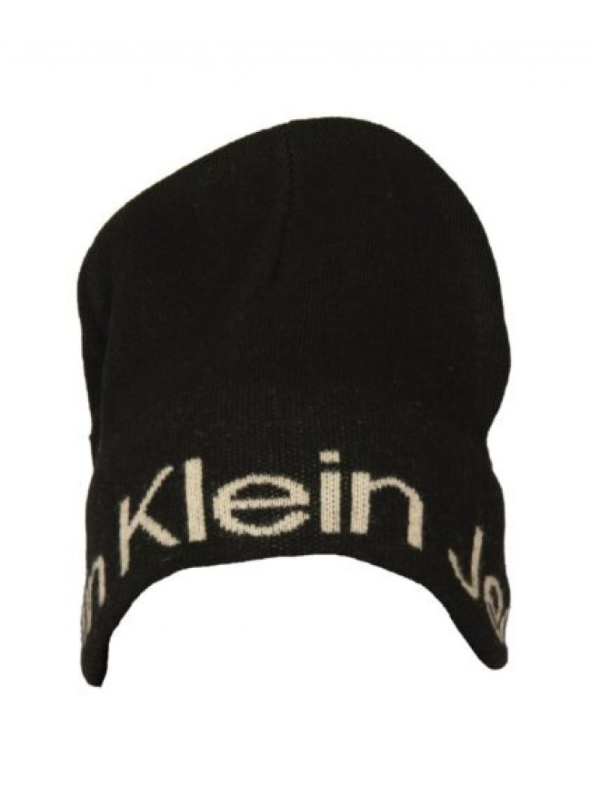 Cappello berretto uomo CK CALVIN KLEIN JEANS con risvolto con logo articolo K60K