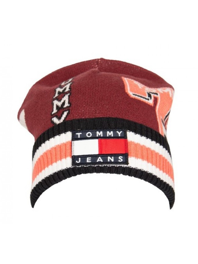 Cappello berretto uomo TOMMY JEANS con risvolto e logo articolo  AW0AW12682 tjw 